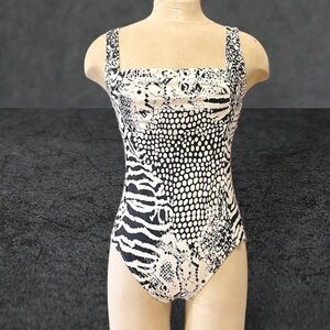 Calvin Klein Swimsuit Snakeskin Animal Print One Piece 8